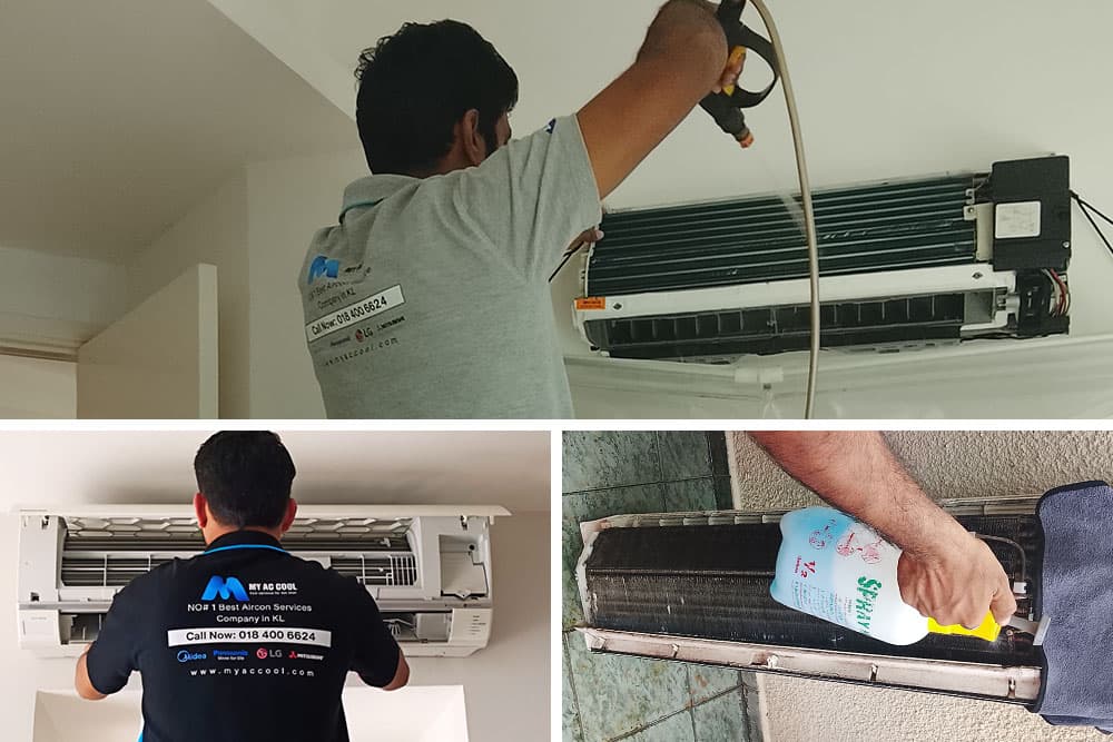 Aircond Chemical Wash vs Normal Service vs Chemical Overhaul, What’s the Difference?