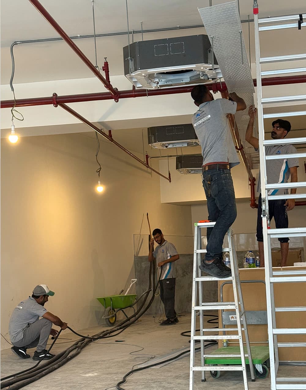 Technician at work