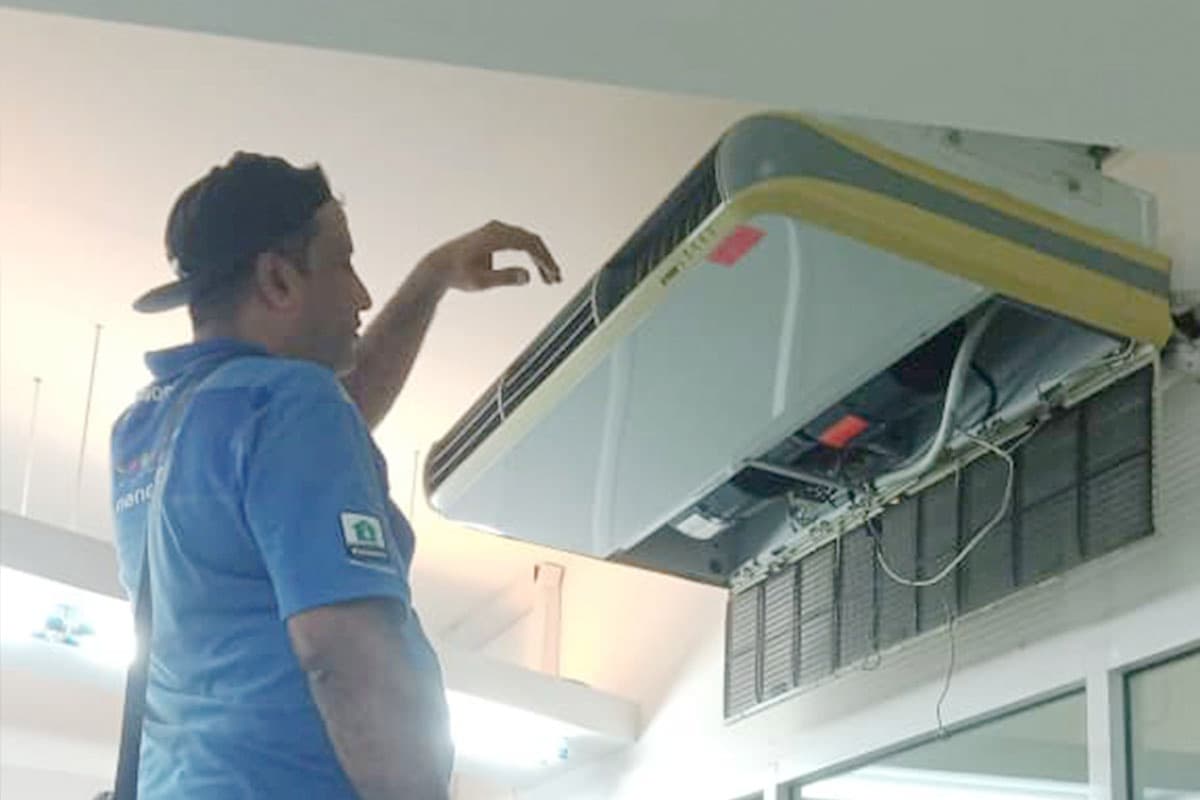 Ceiling Exposed Aircon Service KL & Selangor by MY AC COOL — KL & Selangor